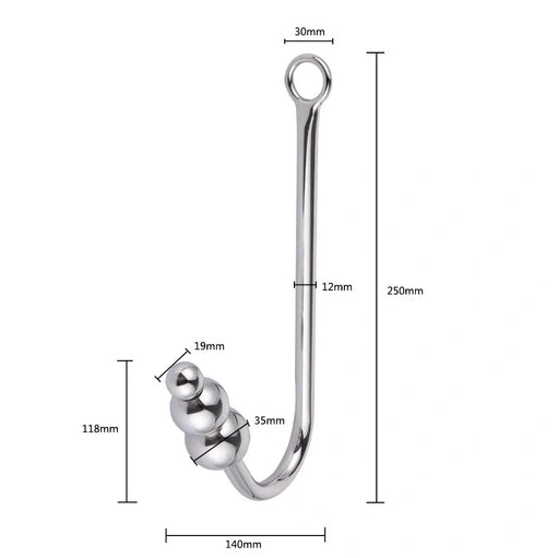 Anal Hooks Collar Hook Anal Cuffs Elegant Beaded with and 5334 1012